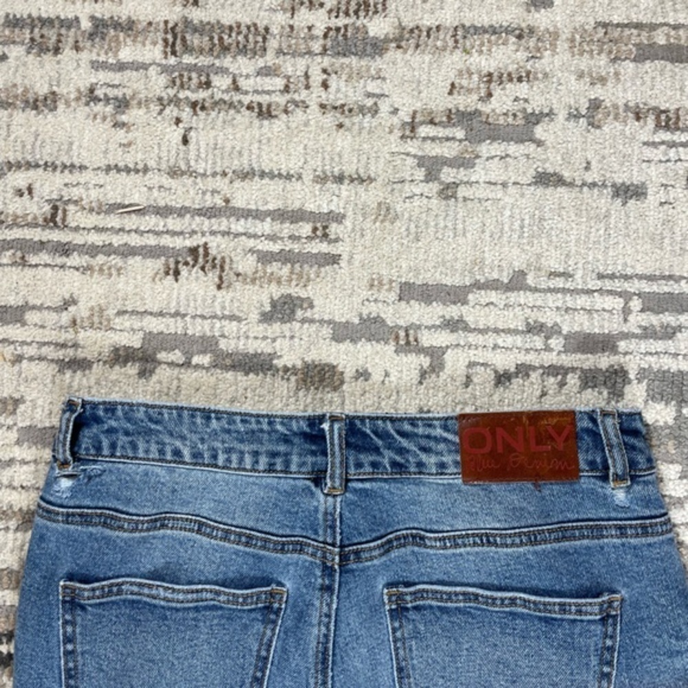 ONLY Erin High Waisted Straight Leg Blue Jeans Size 30 Cotton - Picture 13 of 13